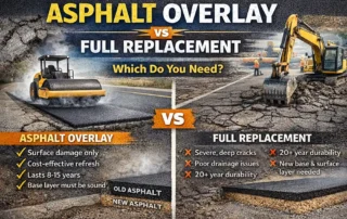 Asphalt overlay vs full replacement